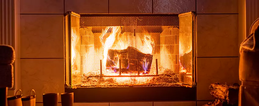 Mendota Hearth Landscape Fireplace Installation in Indianola, Iowa