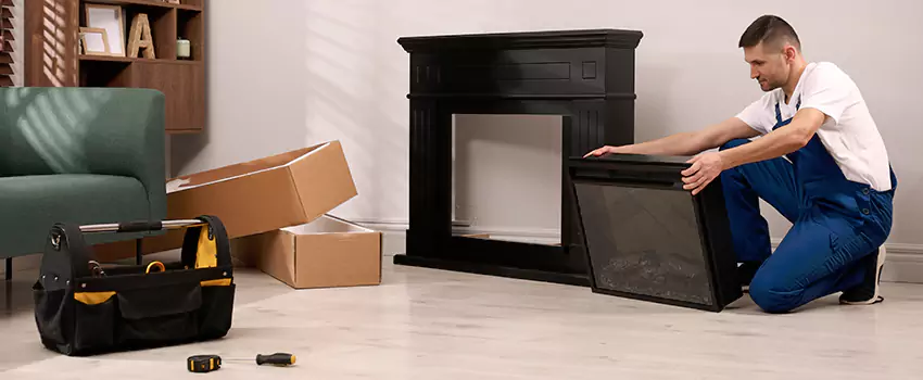 Old Rusted Metal Fireplace Repair And Replacement in Indianola, IA